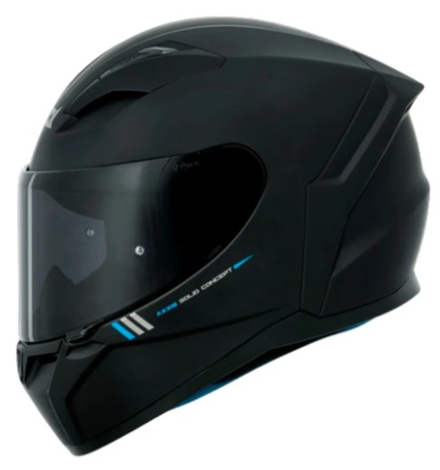 CAPACETE AXXIS SEGMENT SOLID A1 - BLACK MATE 60