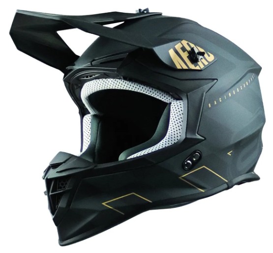 CAPACETE ASW R3 VICTORIOUS PRETO GOLD 58  EAN  7908377176645