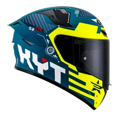 CAPACETE KYT TT-COURSE FUSELAGE YELLOW (GLOSS) 60/L