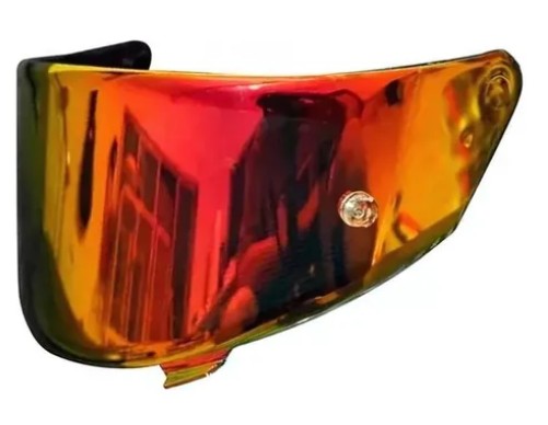 VISEIRA CAPACETE KYT TT COURSE IRIDIUM VERMELHA