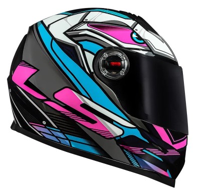 CAPACETE LS2 FF358 XDRON CYAN 56/S