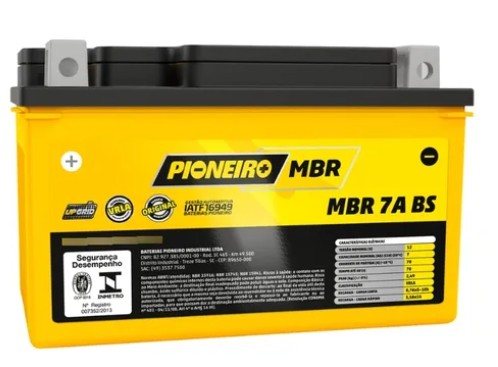 BATERIA PIONEIRO BURGMAN/NINJA 250/SMART 125 MBR 7A BS
