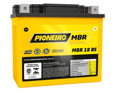 BATERIA PIONEIRO HARLEY/JET MBR 18 BS