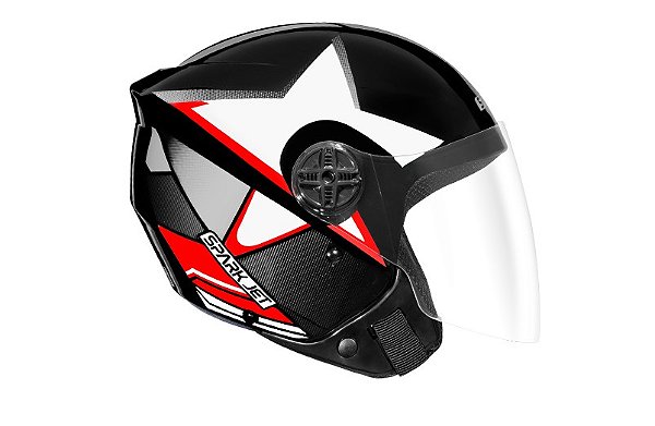 CAPACETE EBF SPARK JET GALAXY 56/PTO/BC