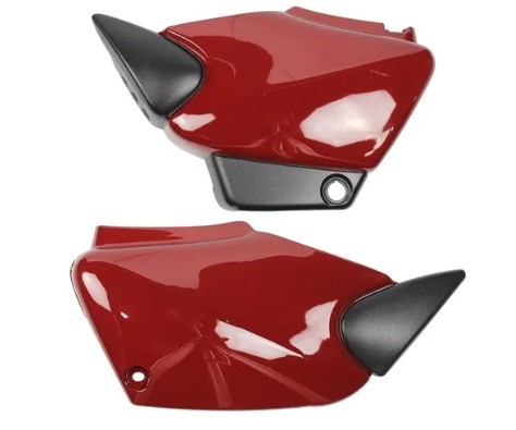 TAMPA LATERAL TITAN 125 02/03 VERMELHO