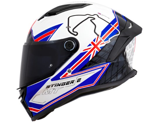 CAPACETE MT HELMETS STINGER 2 GRAND PRIX A71 GLOSS 58
