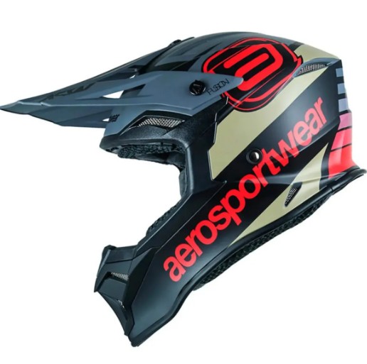 CAPACETE ASW FUSION 2.0 RELAY CINZA VERMELHO 60  EAN  7908377169883