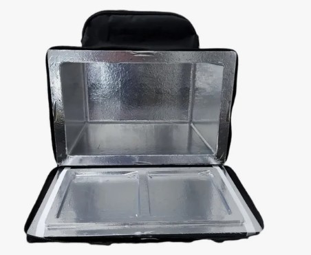 MOCHILA PIZZA 45 LITROS PRETA LAMINADA