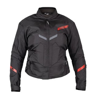 JAQUETA TEXX NEW STRIKE V3 LD FEMININA PRETA/VERMELHA  L