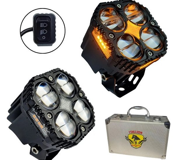 FAROL MILHA PRO-40 LED AMARELA