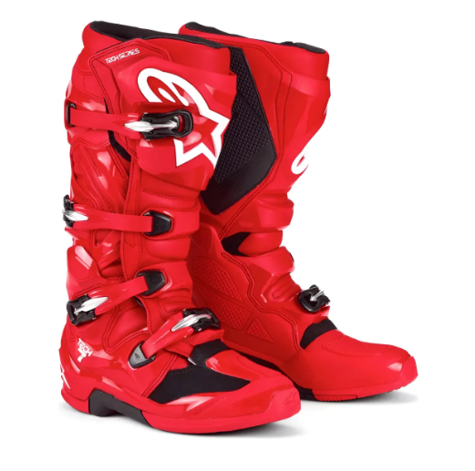BOTA ALPINESTARS TECH 7 VERMELHO BRIGHT. 10 EAN 8059347442273