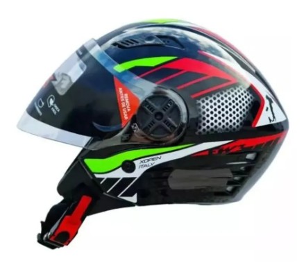 CAPACETE FW3 X OPEN PRETO ITALIA 58