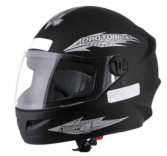 CAPACETE NEW LIBERTY FOUR PRETO FOSCO 62