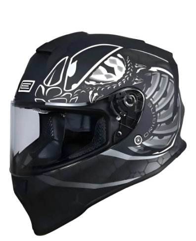 CAPACETE ORIGINE DINAMO FIGHTER TITANIUM BLACK MATT L