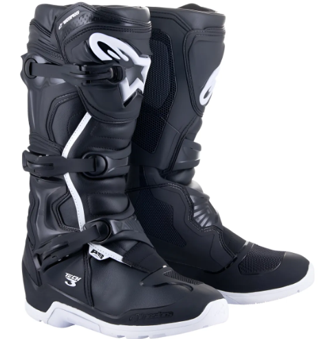 BOTA ALPINESTARS TECH 3 ENDURO WP PRETO BRANCO 08 EAN 8059347259529