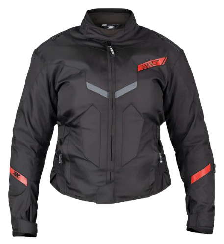 JAQUETA TEXX NEW STRIKE V3 LD FEMININA PRETA/VERMELHA M