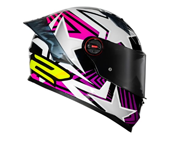 CAPACETE LS2 FF358 PRO ESTELLAR BLK PINK/PURPLE 58/M