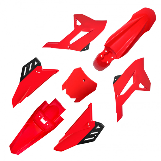 KIT PLASTICOS CRF 230 08 VERMELHO 4CTION