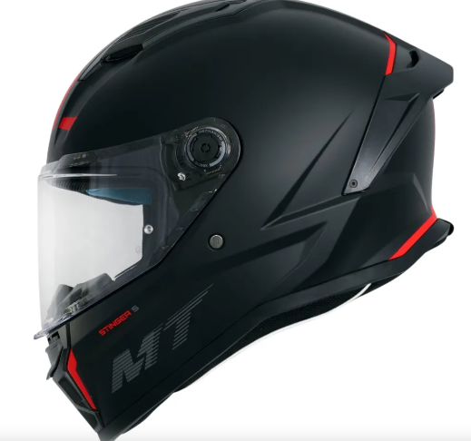 CAPACETE MT HELMETS STINGER 2 SOLID A1 - BLACK MATE 60