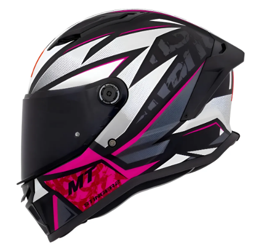 CAPACETE MT HELMETS STINGER 2 RUSH B18 - MATTE 56