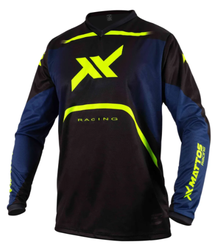 CAMISA MATTOS RACING SPIRIT MARINHO/FLR G