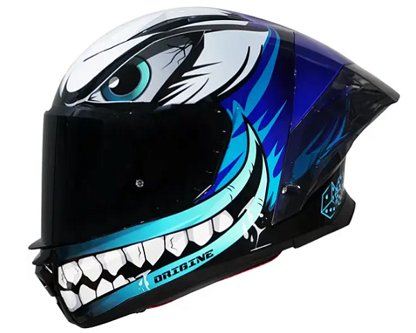 CAPACETE ORIGINE PISTA JOKER BLUE BLACK GLOSS M