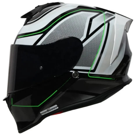 CAPACETE ORIGINE DINAMO GALAXI WHITE GLOSS L