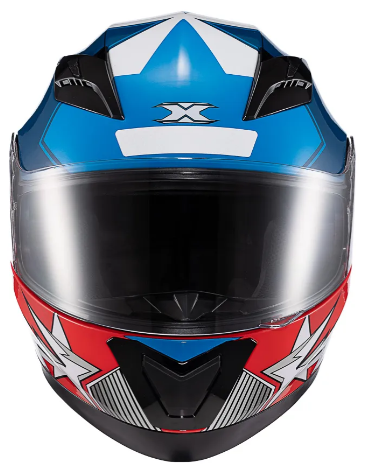 CAPACETE TEXX STRIKE SUPERSTAR AZ/VM/BC 62