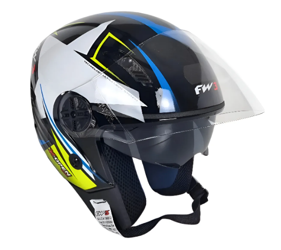 CAPACETE FW3 X OPEN UP STAR AZ/AM58