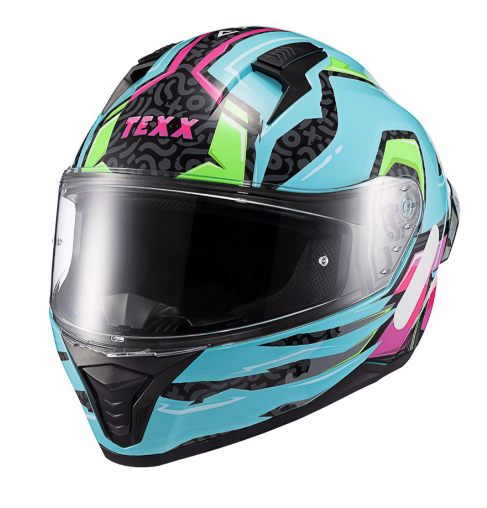 CAPACETE TEXX RAPTOR ARCADE AZ/VD/RS 58