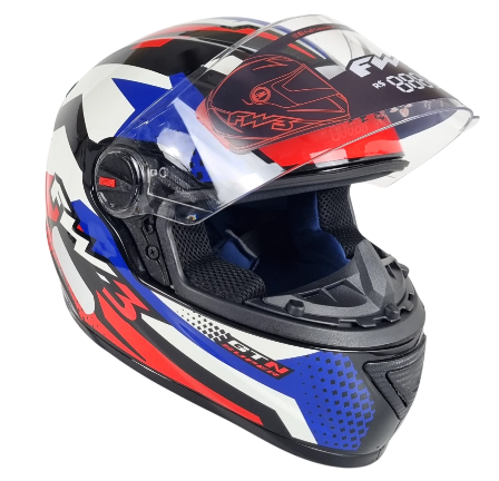 CAPACETE FW3 GTN SUPER VM/AZ/BC 60