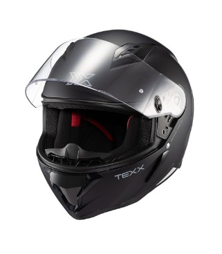 CAPACETE TEXX FECHADO HUNTER SOLIDO PRETO FOSCO 60
