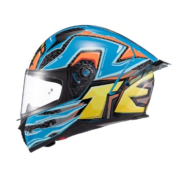 CAPACETE TEXX RAPTOR ARCADE AZ/VM/AM 56