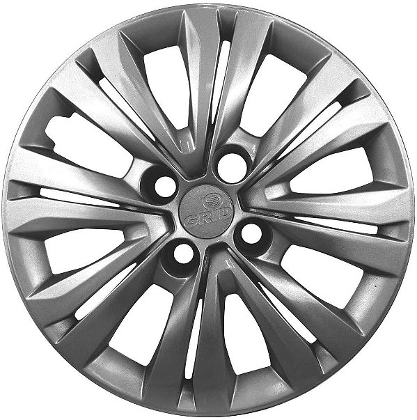 Calota Aro 14 Gol G7 2017/2018 Prata Cubo Alto