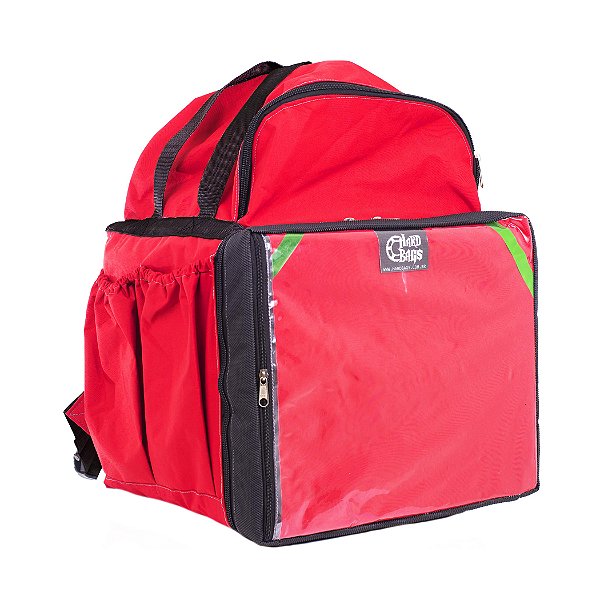 BAG REFORÇADA PARA DELIVERY VERMELHA MODELO GOLD