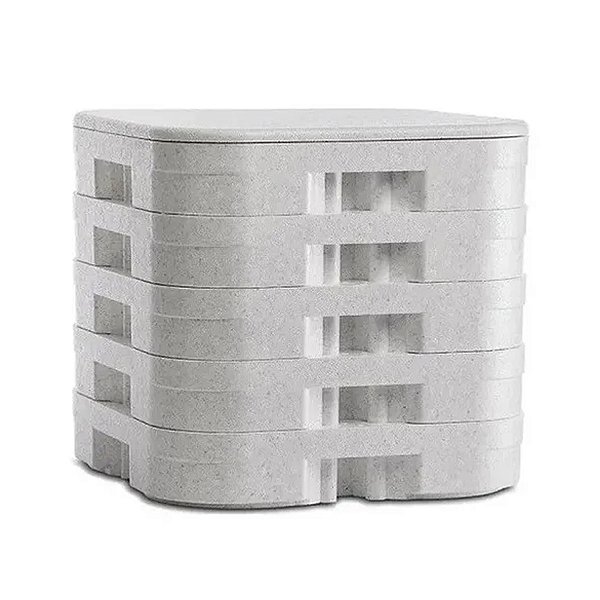 SUPORTE DE MARMITEX DE ISOPOR Nº8 COM 5 BASES E 1 TAMPA