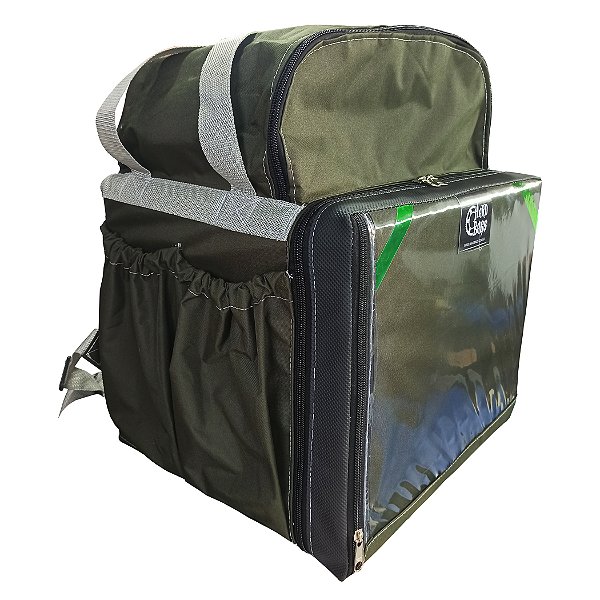 BAG REFORÇADA PARA DELIVERY VERDE OLIVA MODELO GOLD