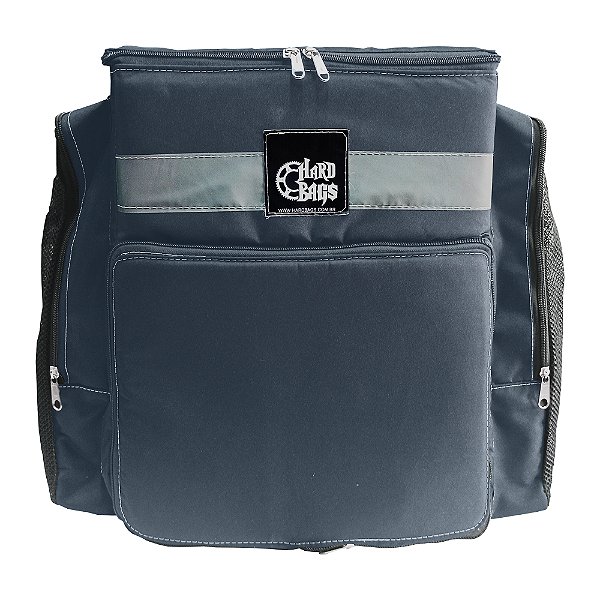 MOCHILA TÉRMICA BAG BOX EXPANSIVA 100 LITROS REFORÇADA - CINZA