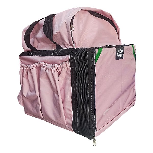 BAG REFORÇADA PARA DELIVERY ROSA BEBÊ MODELO GOLD