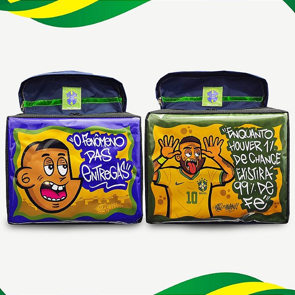 BAG REFORÇADA 45L - DROP 4 EDIÇÃO ESPECIAL CANARINHO - COLLAB KAIO VICIO TINTA