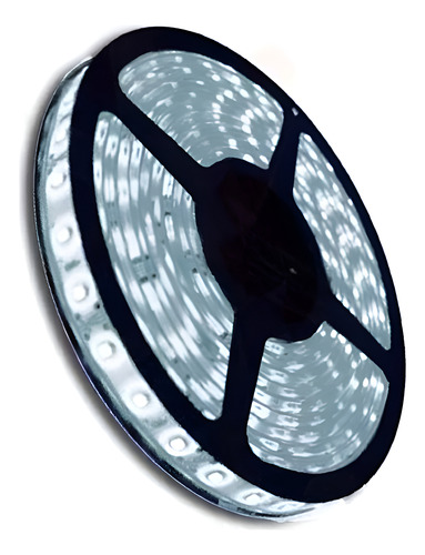 Fita Led Com 5m 5050 Branco Frio Aprova D`agua Branco-neutro