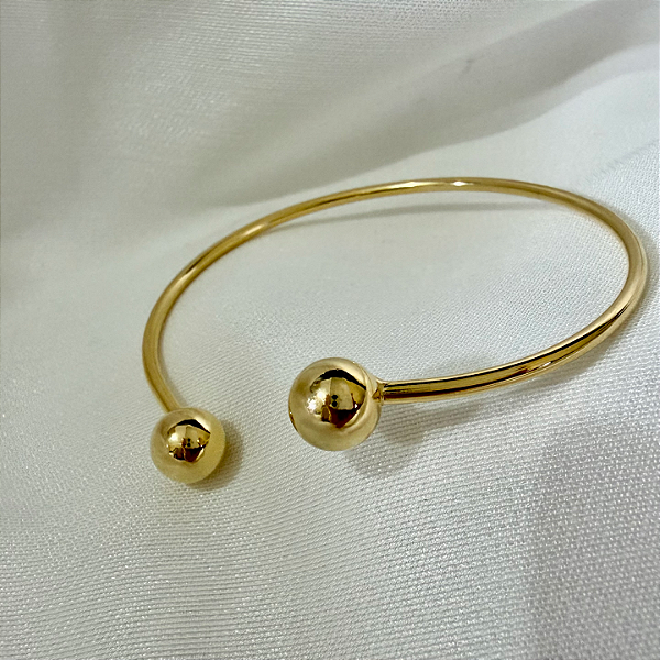 Bracelete Fio com bolas Regulável