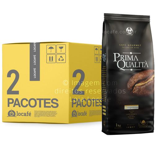 Café em Grãos Prima Qualità Cooxupe - 2Kg (2x1kg)