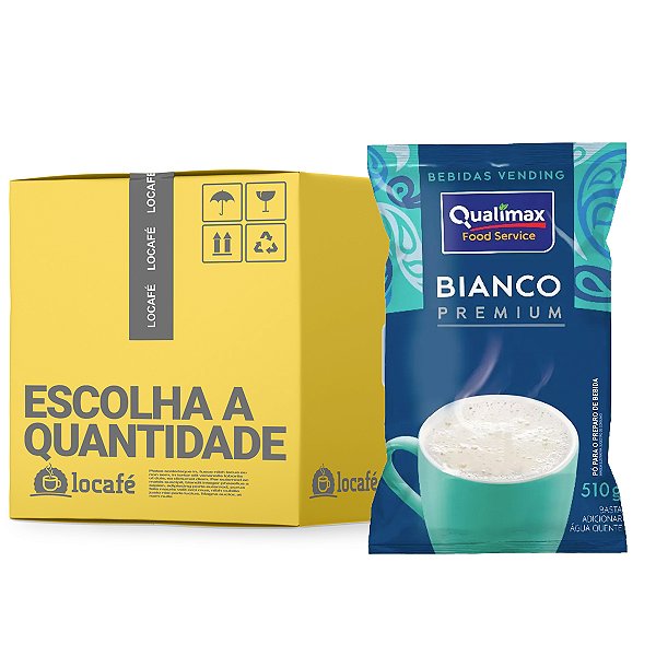 Kit Bianco Premium Leite em Pó Solúvel SEM Açúcar 510g - Qualimax
