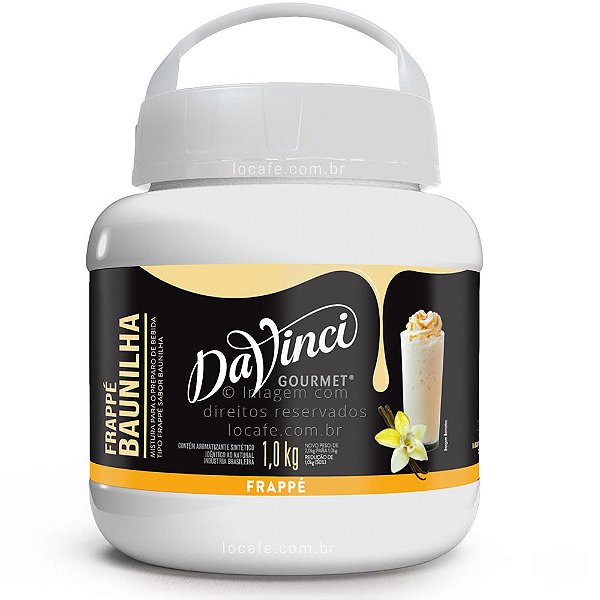 Frapê DaVinci Gourmet Frappease Baunilha - 1,0Kg