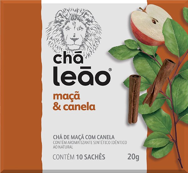 Chá Leão - Maçã com Canela 10 sachês