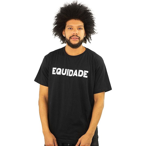 Camiseta equidade - preta