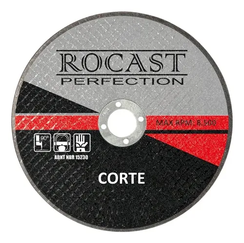 5 Discos de Corte 9x1/8x7/8 Rocast
