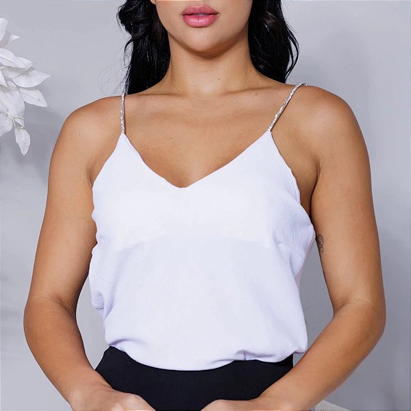 Blusa Alça Brilho