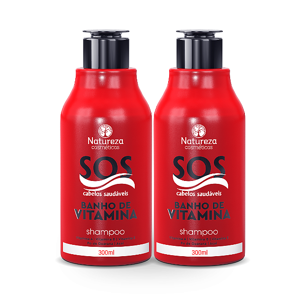 2 Shampoos Home Care SOS - Natureza Cosméticos